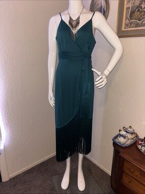 boutique midi dresses Brown Polka Dot Drop Waist Midi Dress main image 0